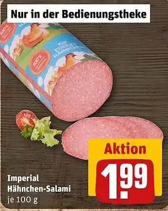 Rewe DE Imperial Hähnchen-Salami aanbieding