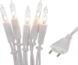 Amazon Hellum 832082 Lichtsnoer voor binnen, 20 lampjes, 2,85 m, mini-lichtketting met stekker, met reservelampjes, lichtketting, ra aanbieding