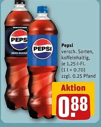 Rewe DE Pepsi aanbieding