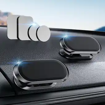 Amazon Magnetische telefoonhouder voor in de auto, magneet, 2 stuks, 360 graden draaibaar, verstelbaar, voor Samsung iPhone xiao mi  aanbieding