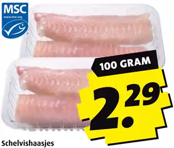 Boni Schelvishaasjes 100g aanbieding