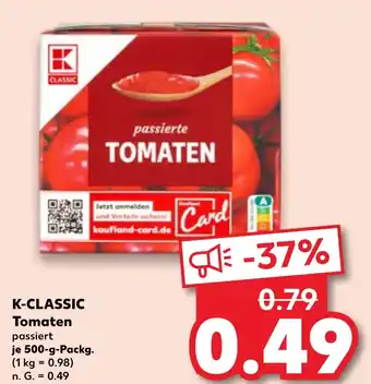 Kaufland DE K-CLASSIC Tomaten aanbieding