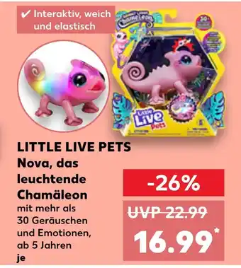 Kaufland DE LITTLE LIVE PETS Nova, das leuchtende Chamäleon aanbieding