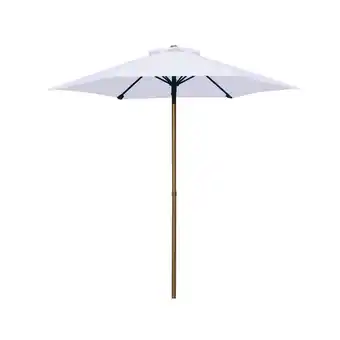 Blokker Parasol rond - Ø 200cm - wit aanbieding