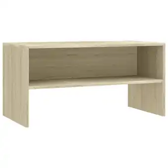 Blokker The Living Store TV-meubel Vintage - 80 x 40 x 40 cm - Sonoma eiken - Bewerkt hout aanbieding