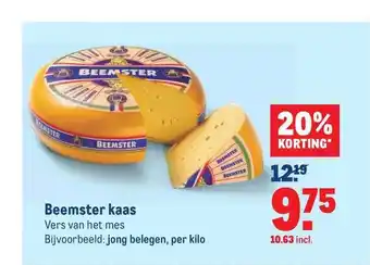 Makro Beemster kaas aanbieding