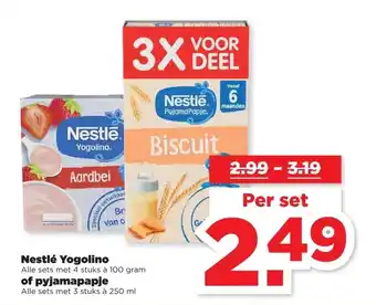 PLUS Nestlé Yogolino aanbieding