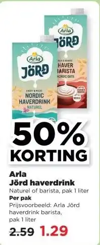 PLUS Jörd haverdrink aanbieding