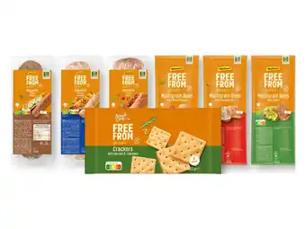 Lidl Glutenvrije crackers, broodjes & baguettes aanbieding