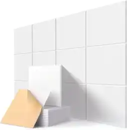 Amazon Zelfklevende akoestische panelen, 12-delige geluidsabsorberende wand met hoge dichtheid voor wanddecoratie en akoestische beh aanbieding