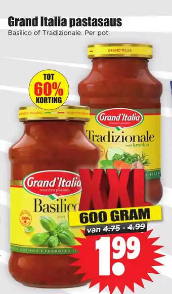 Dirk Grand Italia pastasaus aanbieding