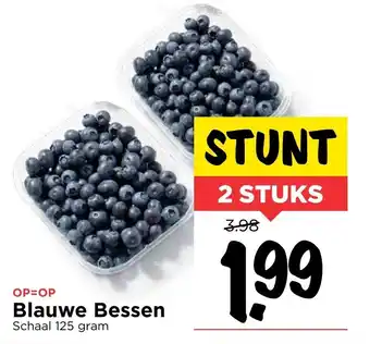 Vomar Voordeelmarkt Blauwe Bessen 125g aanbieding