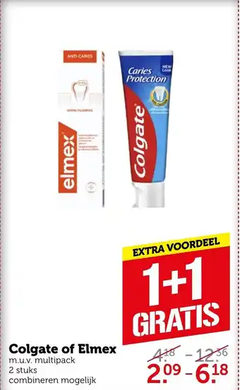 Coop Colgate of elmex aanbieding