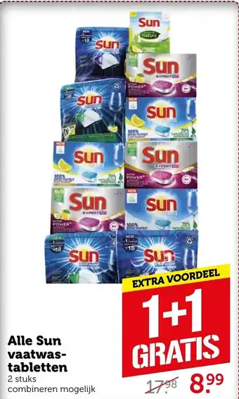 Coop Alle Sunvaatwas-tabletten aanbieding