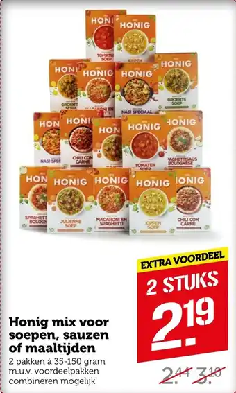 Coop Honig mix voor soepen, sauzen of maaltijden 35-150g aanbieding