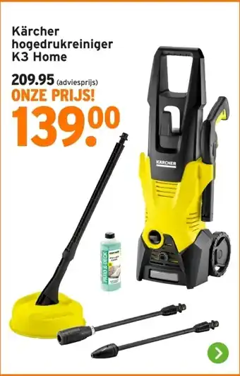 GAMMA Kärcher hogedrukreiniger K3 Home aanbieding