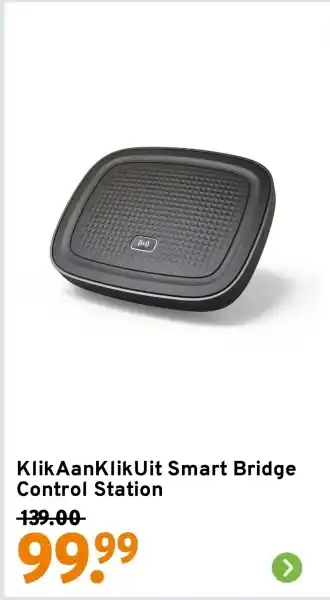 GAMMA KlikAanKlikUit Smart Bridge Control Station aanbieding