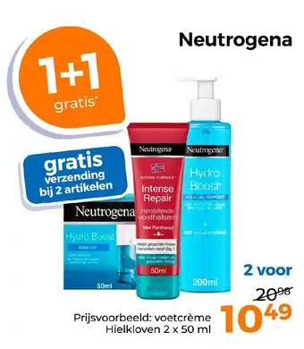 Trekpleister Neutrogena aanbieding