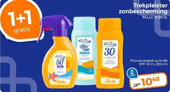 Trekpleister zonbescherming aanbieding