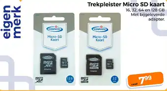 Trekpleister Micro SD kaart aanbieding