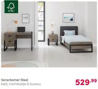 Baby & Tiener Tienerkamer Steel aanbieding