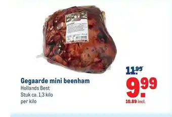 Makro Gegaarde mini beenham aanbieding