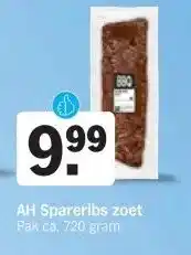 Albert Heijn AH Spareribs zoet aanbieding