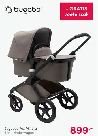 Baby & Tiener Bugaboo Fox Mineral 2-in1 aanbieding