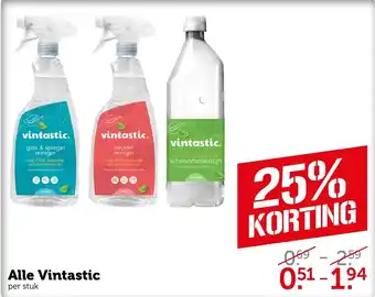 Coop Alle Vintastic aanbieding