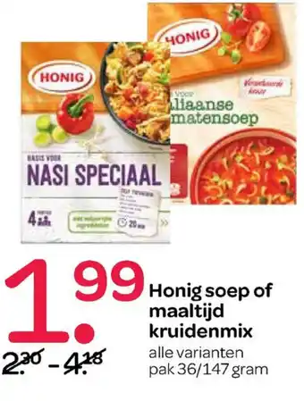 Spar Honig soep of maaltijd kruidenmix 36/147g aanbieding