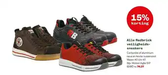 Welkoop Alle Redbrick Veiligheidssneakers 15% Korting aanbieding