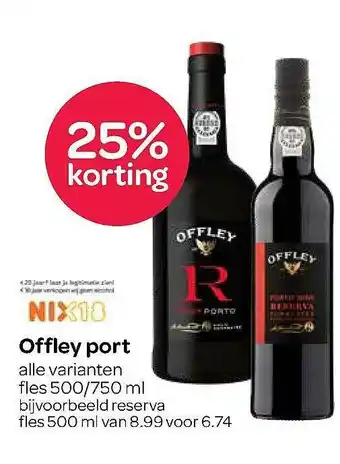 Spar Offley Port 25% Korting aanbieding