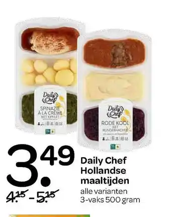 Spar Daily Chef Hollandse Maaltijden aanbieding