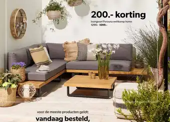 Wehkamp Wehkamp Home Loungeset Porzuna aanbieding