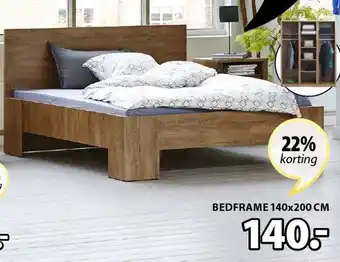 Jysk Bedframe 140x200cm aanbieding