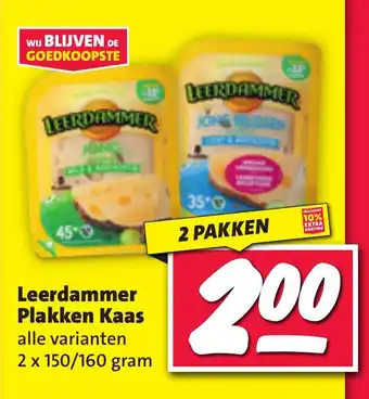 Nettorama Leerdammer Plakken aanbieding