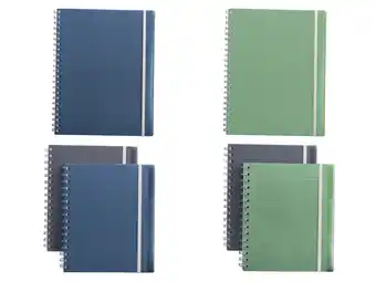 Spiraalnotitieblok Nina - A7 40 Vellen Gerecycled Papier Met Pen Tot 4 Kleuren Bedrukking 42810
