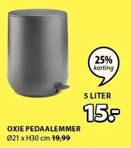 Jysk Oxie pedaalemmer 5liter aanbieding