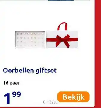 Action Oorbellen giftset aanbieding