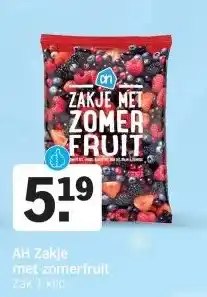 Albert Heijn AH Zakje met zomerfruit aanbieding