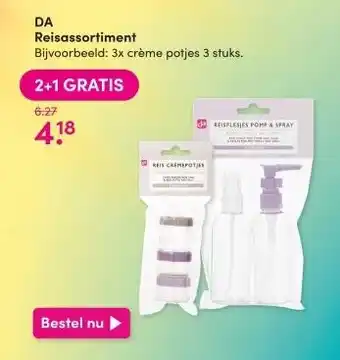 DA Reisassortiment aanbieding