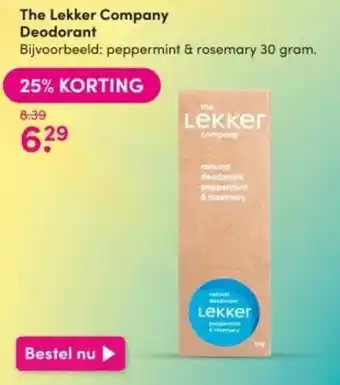 DA The Lekker Company Deodorant aanbieding