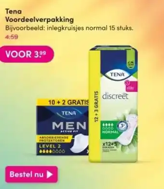 DA Tena Voordeelverpakking aanbieding