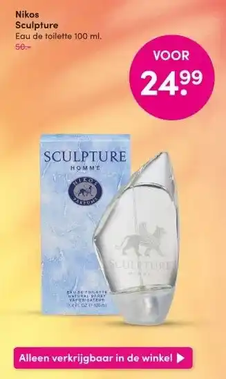 DA Nikos Sculpture 100ml aanbieding