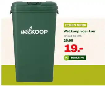 Welkoop Welkoop voerton aanbieding