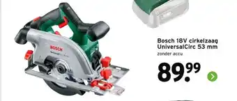 GAMMA Bosch 18V cirkelzaag UniversalCirc 53 mm zonder accu aanbieding