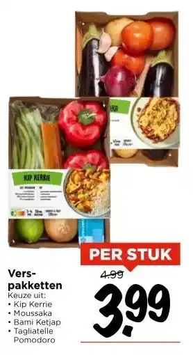 Vomar Voordeelmarkt Vers- pakketten aanbieding