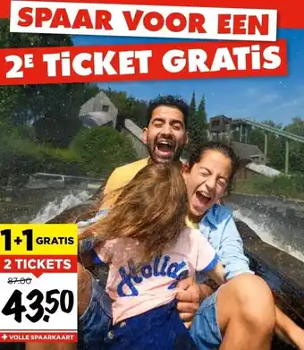 Vomar Voordeelmarkt SPAAR VOOR EEN 2E TICKET GRATIS aanbieding