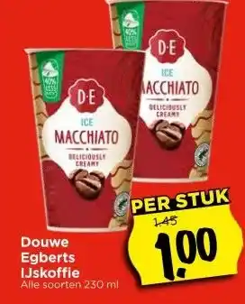 Vomar Voordeelmarkt Douwe Egberts IJskoffie aanbieding