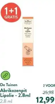 Holland & Barrett Abrikozenpit Lipolie - 2.8ml aanbieding